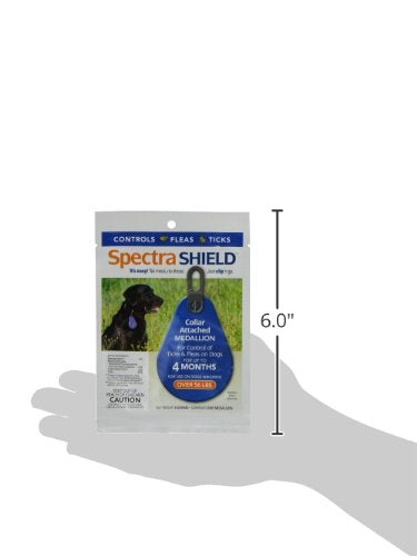 Durvet Spectra Shield Collar Attached Medallion, 56-Pound and Over
