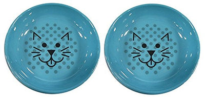 Van Ness Ecoware Cat Dish, 8-Ounce, (2 Pack), Assorted Colors