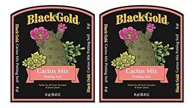 Sun GRO Horticulture 1410602.Q08P Black Gold Cactus Mix (8 qt) (2 Pack)