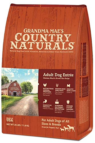 Grandma Mae's Country Naturals Grain Inclusive Dry Dog Food 24 LB Adult Chick...