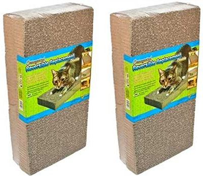 (2 Packages) Ware Manufacturing CWM12003 Corrugated Replacement Scratcher Pad...