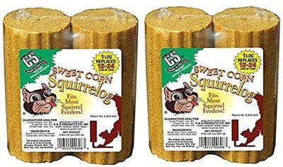 C & S 4883533148250 C&S Sweet Corn Squirrelog Refill Pack, 32-Ounce, 4-Pack, ...