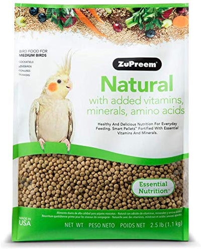 ZUPREEM 230353 Natural Medium Bird Food
