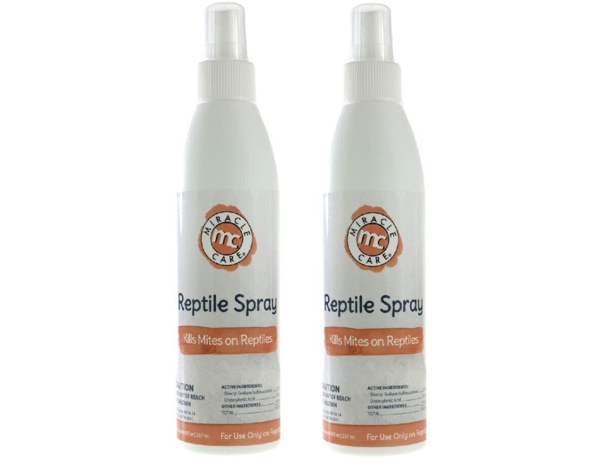 2) Natural Chemistry 11035 Reptile Lizard Spray Mite Parasite Relief - 8 oz Each