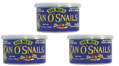 Zoo Med Can O' Snails Turtle Food, 1.7-Ounce (Pack of 3)