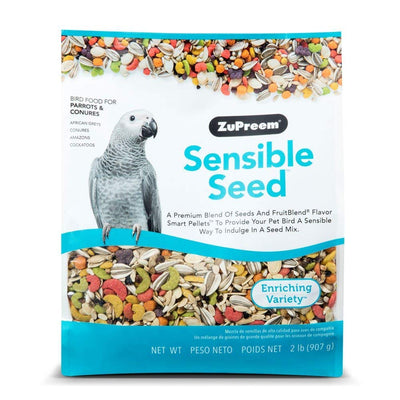 ZuPreem Sensible Seed Bird Food for Parrots & Conures (2 Pack of 2 lbs)