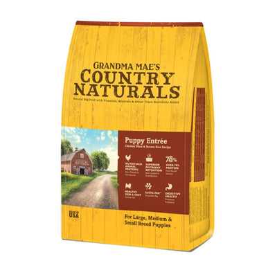 Grandma Mae's Country Naturals Grain Inclusive Dry Dog Food 14 LB Puppy Chick...