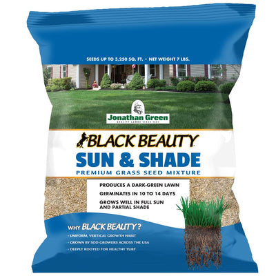 Jonathan Green (12005) Black Beauty Sun & Shade Grass Seed - Cool Season Lawn...