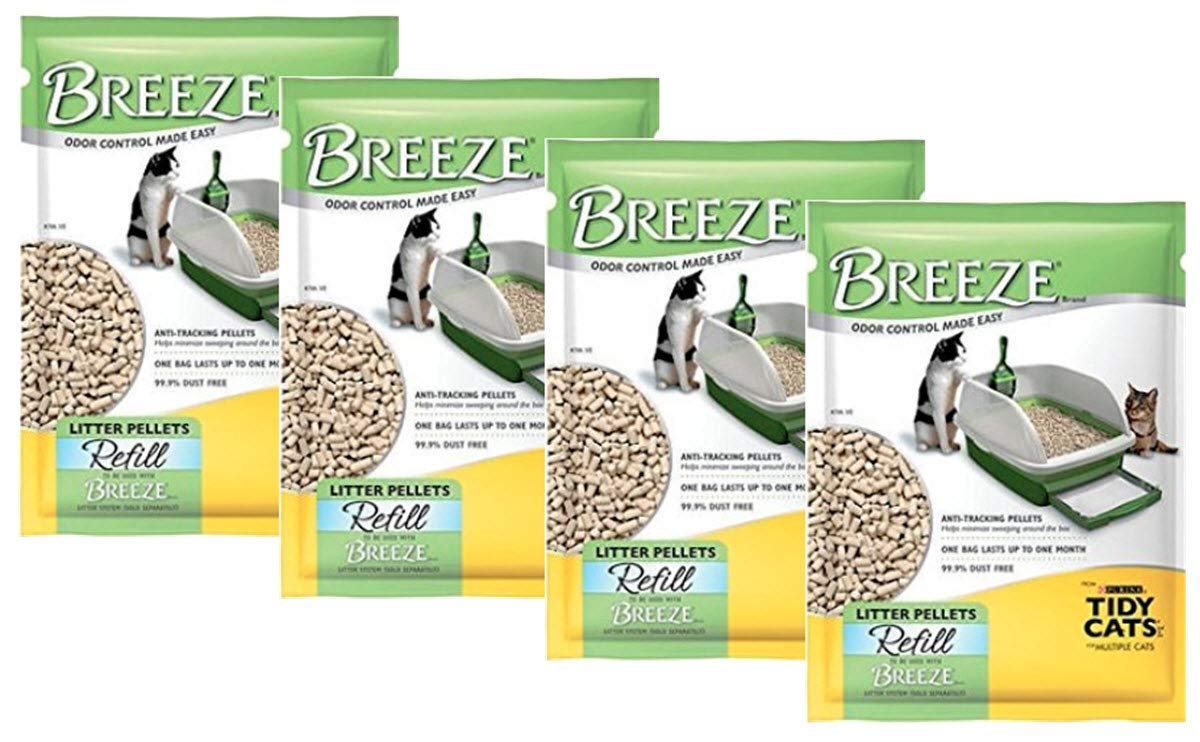 Purina Litter Tidy Cat Breeze Pellets, 3.5 lb 4-Pack