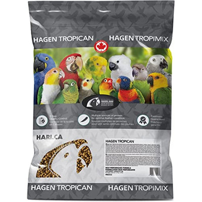 Hari Tropican Bird Food, Hagen Parrot Food with Peanuts & Sunflower Seeds, Pa...