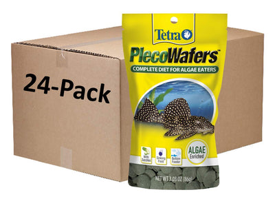 Tetra PlecoWafers Nutritionally Balanced Fish Food For Algae Eaters, 3.03 OZ ...