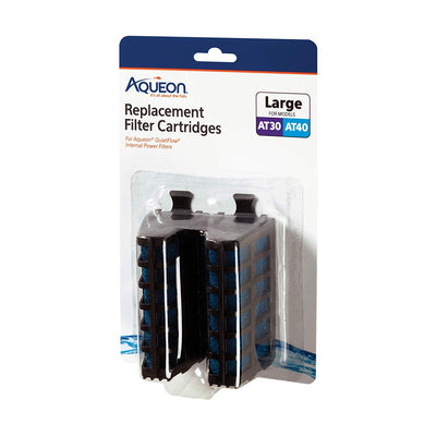 Aqueon 6 Count Replacement Internal Filter Cartridges, Large, for QuietFlow I...