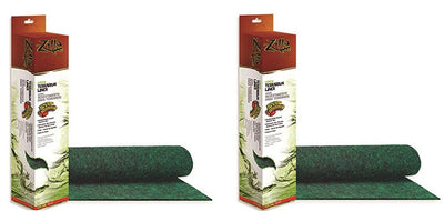 Zilla (2 Pack) Terrarium Liner, 125G, Green (17.25 x 71 Inches)