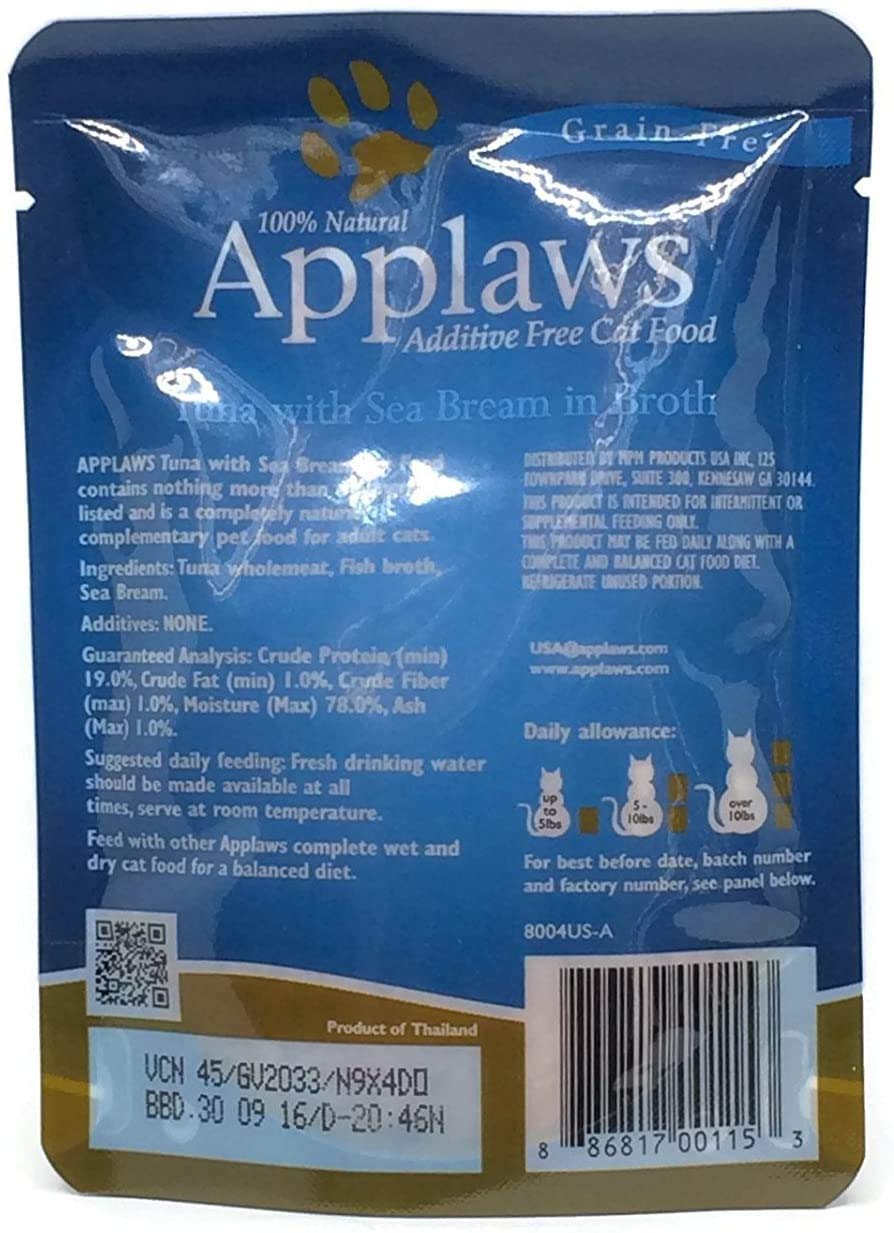 Applaws Grain Free Additive Free Cat Food 6 Flavor Variety Bundle (12 Pouches...