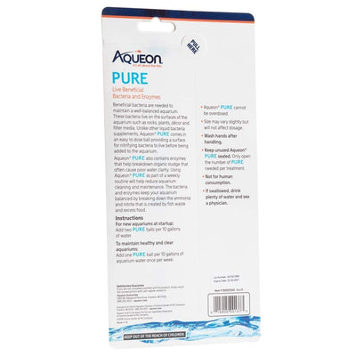 Aqueon 2 Pack of Pure Live Beneficial Bacteria and Enzymes for Aquariums, 12 ...