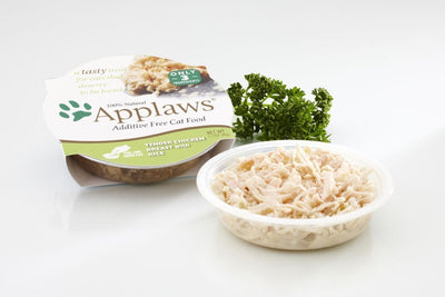 Applaws Cat Pots Tender Chicken Breasts with Rice Peel Top Cat Food (18) 2.12...