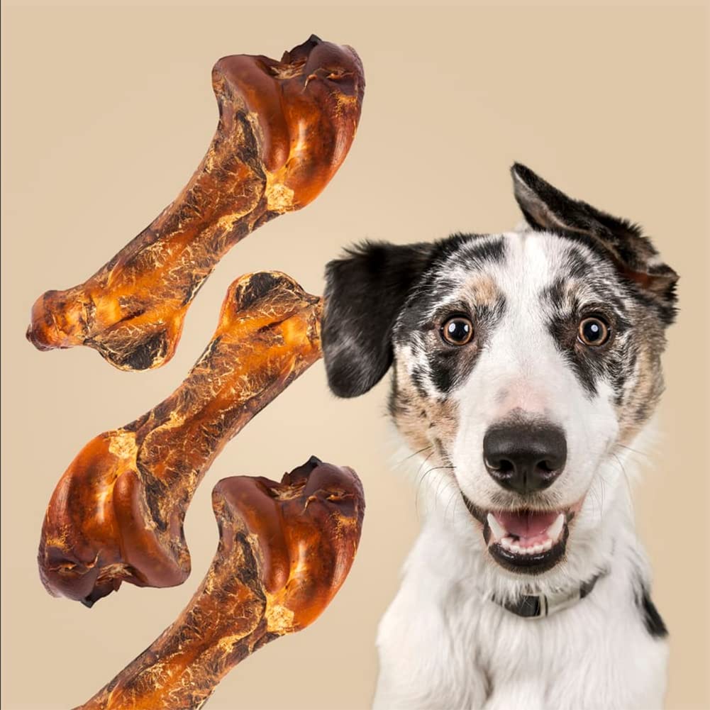 Roam Pet Treats Boss-trich Bone Pack of 2 for Medium and Large Dogs – Long La...
