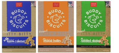 Buddy Biscuits Original Itty Bitty All Natural Treats For Dogs 3 Flavor Varie...