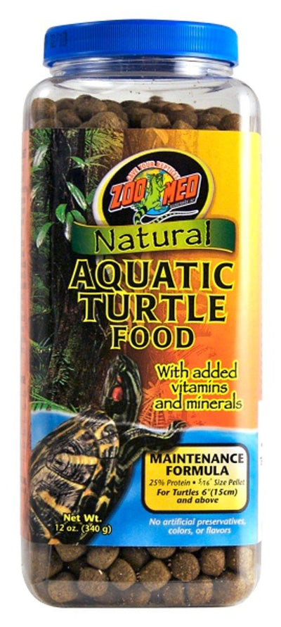 Zoo Med Natural Aquatic Turtle Food Maintenance Formula [Set of 2] Size: 12 Oz.