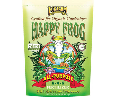 FoxFarm FX14620 Happy Frog All-Purpose Fertilizer, 4 lb Bag Nutrients