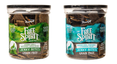 Triumph Grain-Free Jerky Bites Dog Treats Variety Pack, 20 Ounces Each of Lam...