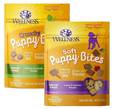 Wellness Puppy Bites Natural Grain Free Puppy Training Treats … (Variety)