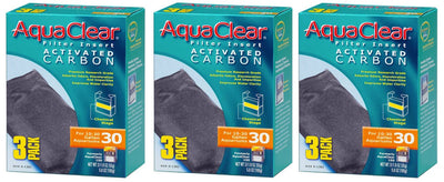 Aquaclear Activated Carbon Insert, 30-Gallon Aquariums, 3-Pack (3-Pack)