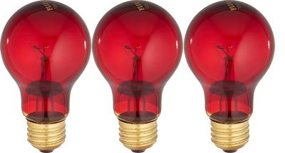 Fluker's (3 Pack) Red Heat Bulbs for Reptiles 100 watt