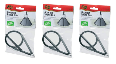 Zilla 3 Pack of Mounting Spring Clips for Reptile Habitat Lighting Domes