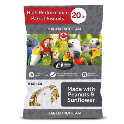 HARI Tropican Bird Food, Hagen Parrot Food Biscuits with Vitamins & Minerals ...