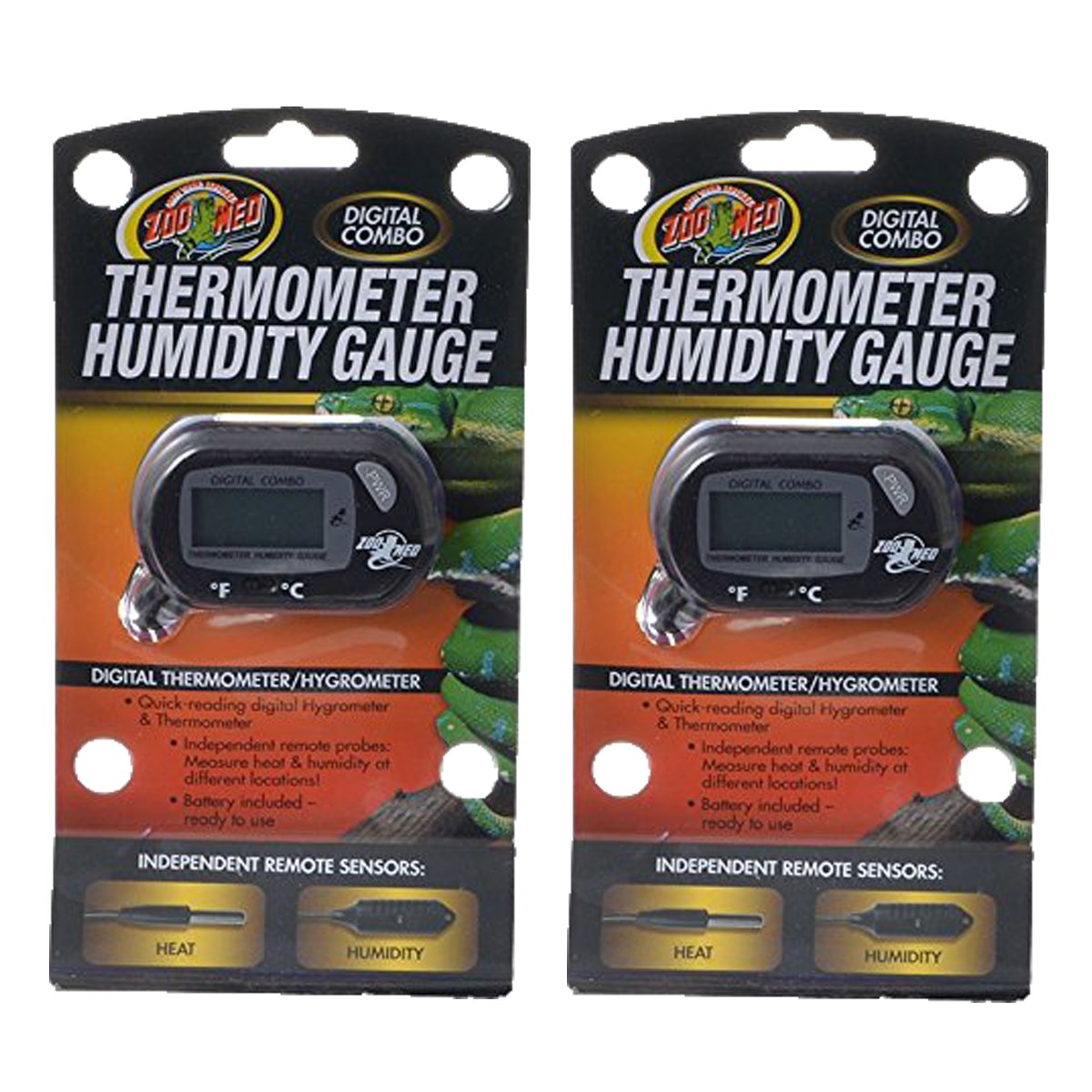 Zoo Med Labs Digital Thermometer Humidity Gauge