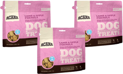 ACANA 3 Pack of Lamb & Apple Singles Dog Treats, 1.25 Ounces Each, Grain-Free...