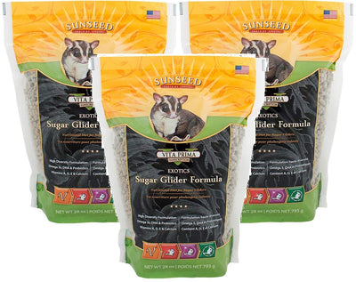 Sun Seed Quiko Sugar Glider Food, 28-Ounce (Pack of 3)