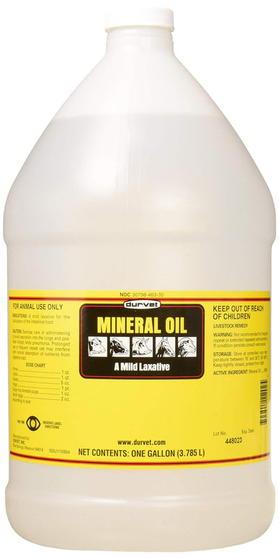 Durvet, Mild Laxative Mineral Oil, 1Gallon/3.785L