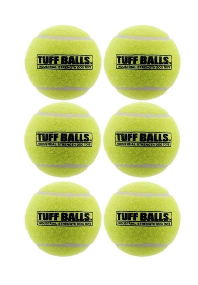 PetSport Yellow Tennis Ball Dog Toys | 6 Pack Small (1.8") Pet Safe Durable F...