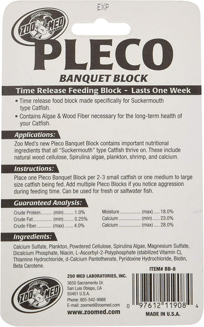 (5 Pack) Zoo Med Laboratories Pleco Banquet Blocks
