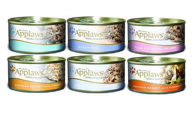 Applaws Mixed Pack Canned Cat Food 2.47 oz x 24 cans, Tuna Fillet, Ocean Fish...