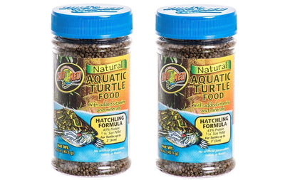 Zoo Med Natural Aquatic Turtle Food - Hatchling Formula (Pellets) 1.9 oz - Pa...