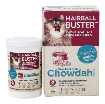 Fidobiotics - Meowbiotics Hairball Buster Powder for Cats with Probiotics 2 B...