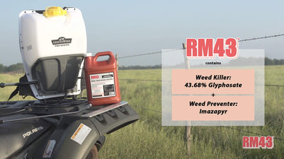 RM43 43-Percent Glyphosate Plus Weed Preventer Total Vegetation Control, 1-Ga...