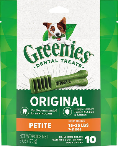 Greenies Treats for DogsMini Treat-Pak-Petite 6 oz