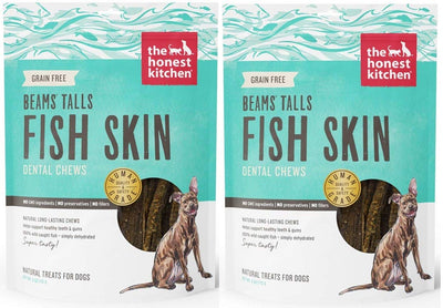 The Honest Kitchen Beams Fish Skin Treat - Dehydrated Grain Free Fish Skins D...