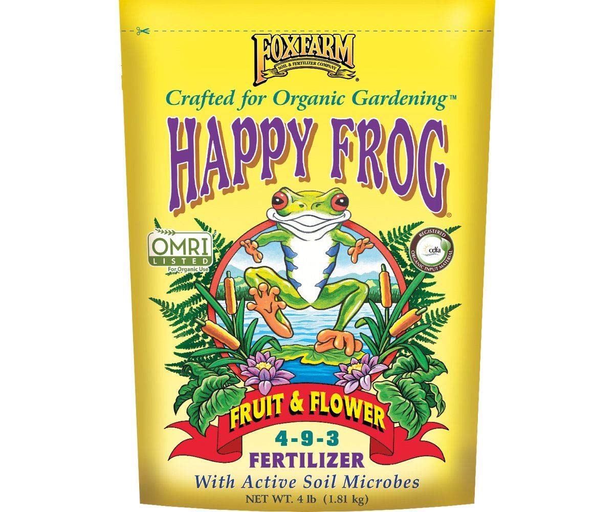 FoxFarm 4# Happy Frog Fruit &amp; Flower Organic Fertilizer New for 2019