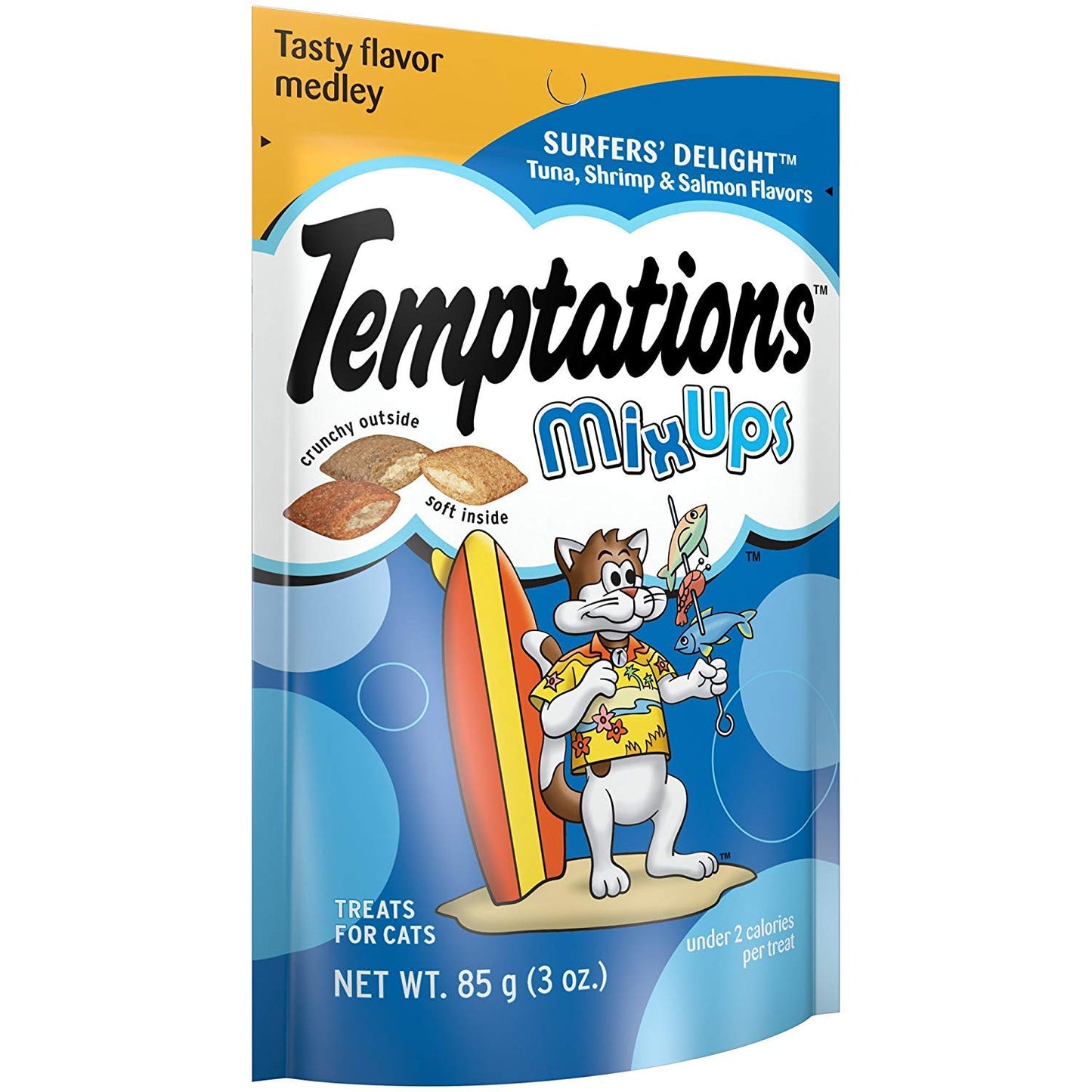 Temptations Cat Treats Mix-Ups Snack Treats Variety Bundle 4 Pack (Catnip,Tur...