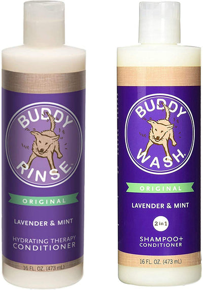 Cloud Star Shampoo and Conditioner Lavender & Mint Combo Pack for Dogs: (1) B...