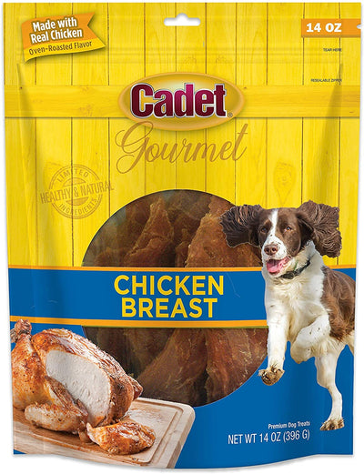 (3 Pack) Cadet Gourmet Chicken Breast Healthy Natural Dog Treats, 14 Ounces P...