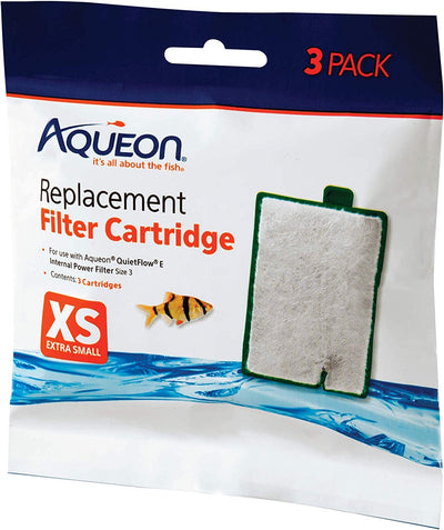 Aqueon 9 Pack of Replacement Filter Cartridges, (3) 3pk XS Cartridges Each, f...