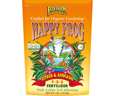 Fox Farm FX14640 FoxFarm Happy Frog Citrus & Avocado Fertilizer, 4 lb Bag Nut...