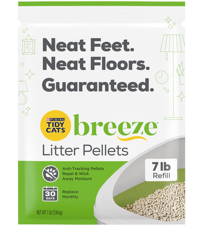 Purina Tidy Cats Breeze Litter Pellets Refill Pouch, Made for Multiple Cats, ...