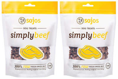 Sojos Sojos Simply Beef Dog Treats, Pack of 2